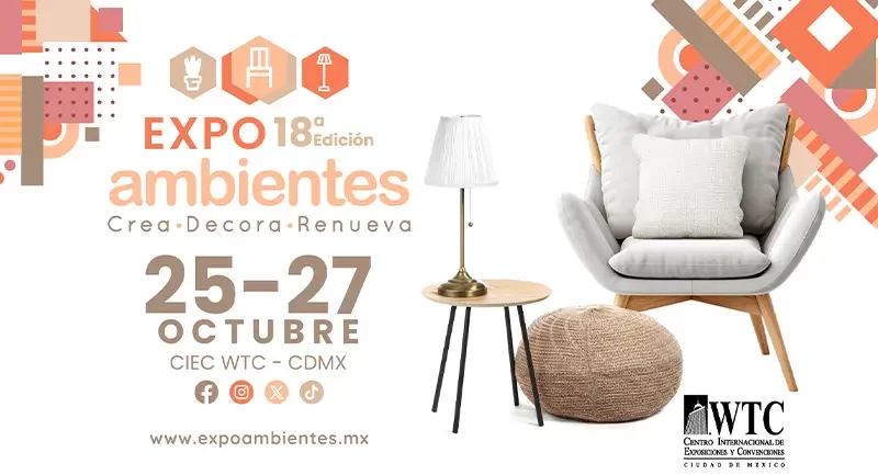 Expo Ambientes. En Expo Ambientes encontrarás las opciones perfectas para decorar losespacios y ambientes de tu casa y convertirla en el mejor lugar del mundo.